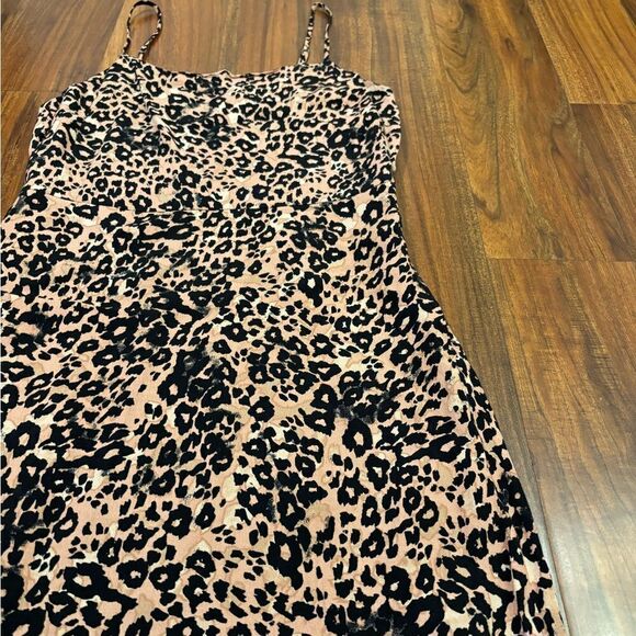 Wilfred Aritzia cheetah/leopard print mini dress - Picture 2 of 6